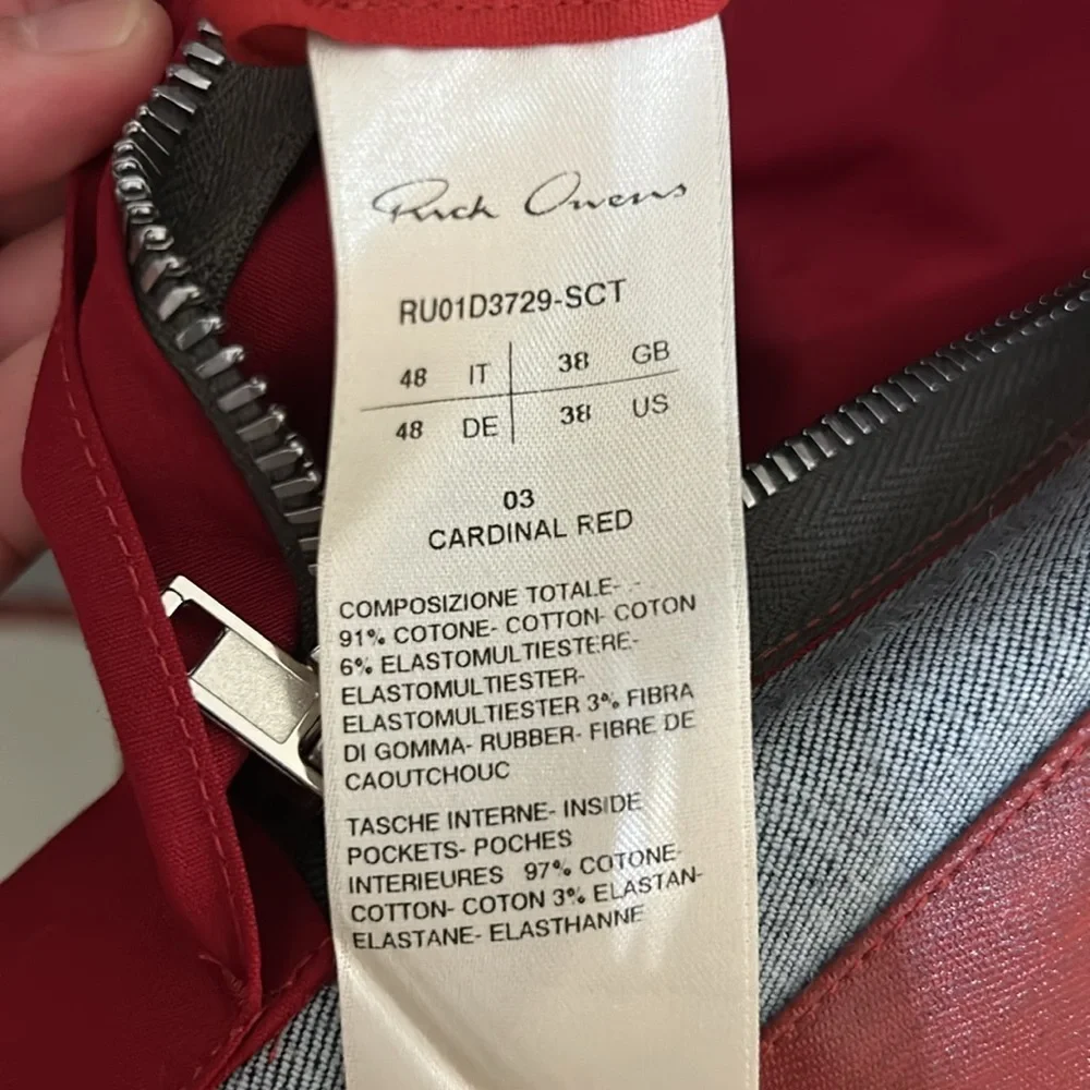 Authentic Rick Owens Office Cotton Button-Up Shirt